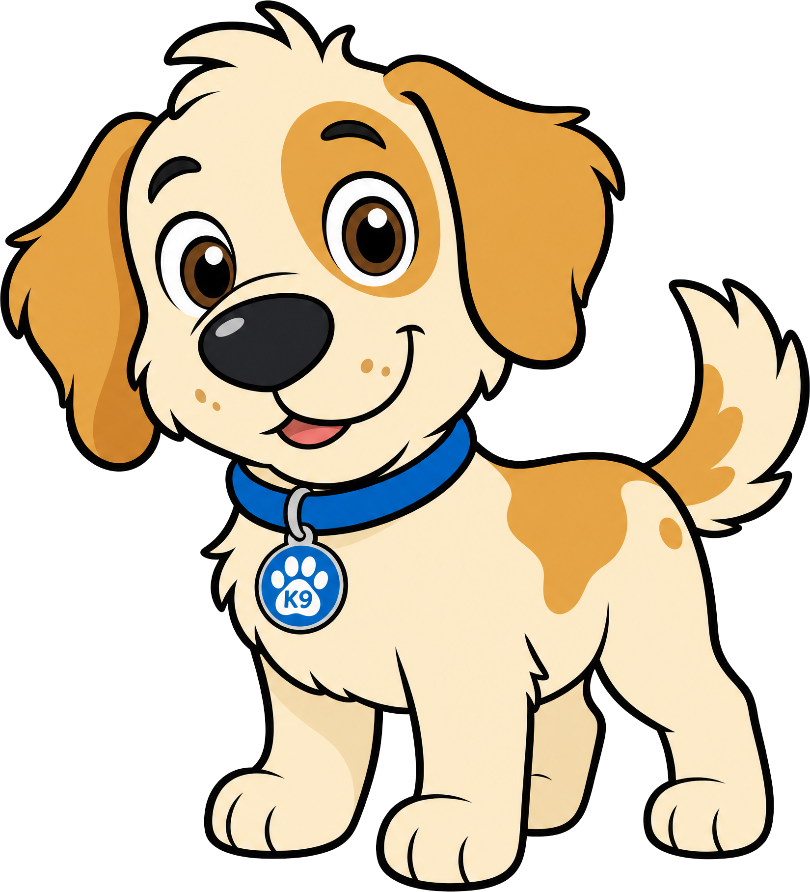 Bud, the friendly K9Wash guide dog